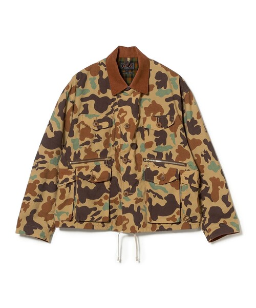 BEAMS PLUS（ビームスプラス）の「アニマル カモ フィッシュンティング ジャケット（ブルゾン・メンズ・オリーブ/カーキ・L/M/S/XL）」の4枚目の写真
