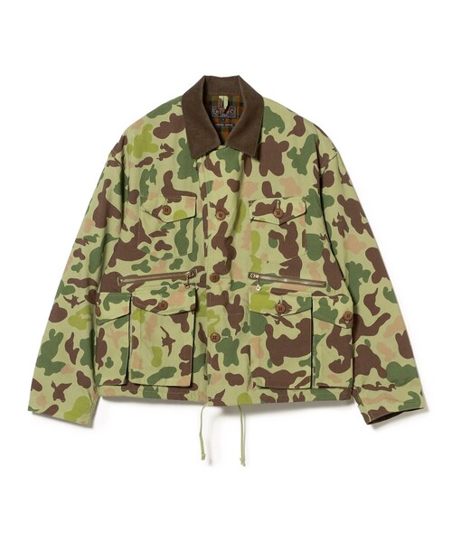 BEAMS PLUS（ビームスプラス）の「アニマル カモ フィッシュンティング ジャケット（ブルゾン・メンズ・オリーブ/カーキ・L/M/S/XL）」の8枚目の写真