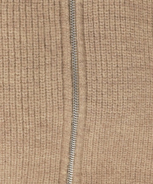 LOWRYS FARM（ローリーズファーム）の「ＺＩＰクラッシュカーディガンＬＳ　996483（ニット/セーター・レディース・アイボリー/グレー/ブルー・FREE）」の13枚目の写真