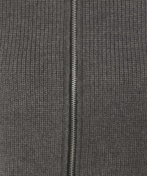 LOWRYS FARM（ローリーズファーム）の「ＺＩＰクラッシュカーディガンＬＳ　996483（ニット/セーター・レディース・アイボリー/グレー/ブルー・FREE）」の14枚目の写真