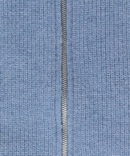 LOWRYS FARM（ローリーズファーム）の「ＺＩＰクラッシュカーディガンＬＳ　996483（ニット/セーター・レディース・アイボリー/グレー/ブルー・FREE）」の15枚目の写真