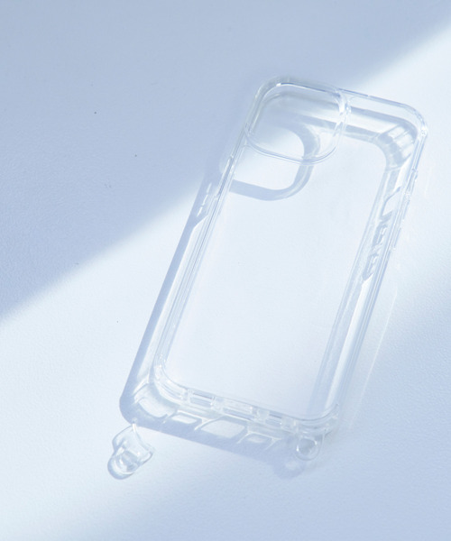 macaroni edge(マカロニエッジ)の「〈macaroni edge/マカロニエッジ〉クリアケース 取り外しフック付(スマホケース/カバー・レディース・クリア/ブラック・iPhone 15/iPhone 13 Pro/iPhone 15 Pro/iPhone 14/iPhone 14 Pro/iPhone 7/8/SE(第2/第3世代)/iPhone 13/iPhone 15 Plus/iPhone 12/12 Pro/iPhone 16 Pro/iPhone 16)」の4枚目の写真