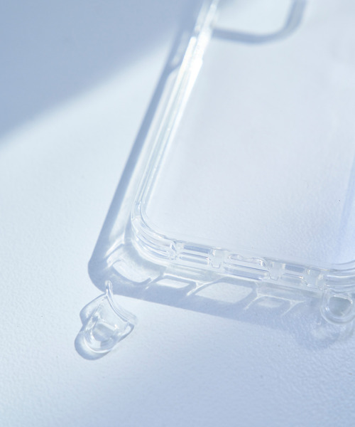 macaroni edge(マカロニエッジ)の「〈macaroni edge/マカロニエッジ〉クリアケース 取り外しフック付(スマホケース/カバー・レディース・クリア/ブラック・iPhone 15/iPhone 13 Pro/iPhone 15 Pro/iPhone 14/iPhone 14 Pro/iPhone 7/8/SE(第2/第3世代)/iPhone 13/iPhone 15 Plus/iPhone 12/12 Pro/iPhone 16 Pro/iPhone 16)」の5枚目の写真