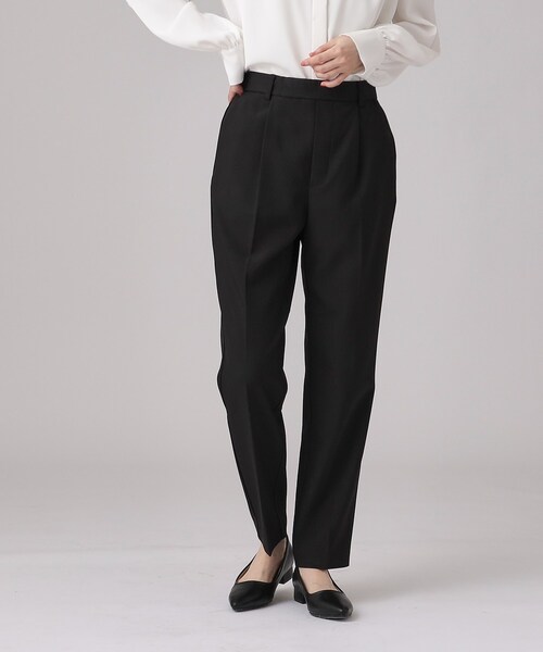 DRESKIP（ドレスキップ）の「◆【洗える/セットアップ可/通勤/入卒】美脚見え テーパードパンツ（その他パンツ・レディース・ベージュ/ブラック/ネイビー・03/02/04）」の19枚目の写真