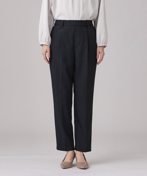 DRESKIP（ドレスキップ）の「◆【洗える/セットアップ可/通勤/入卒】美脚見え テーパードパンツ（その他パンツ・レディース・ベージュ/ブラック/ネイビー・03/02/04）」の11枚目の写真