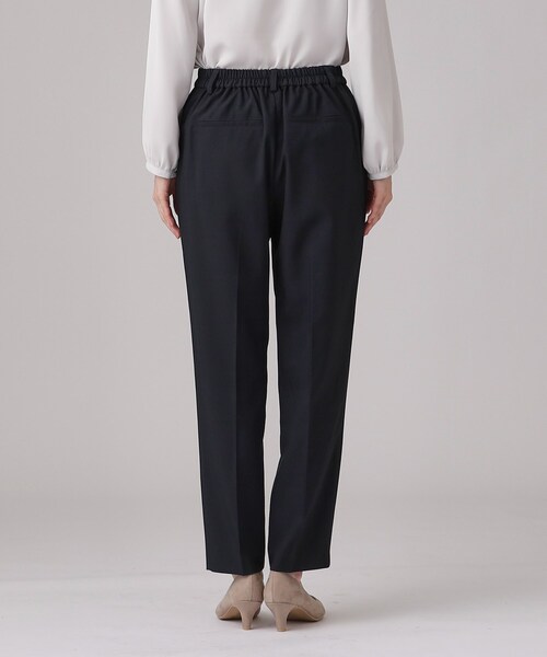 DRESKIP（ドレスキップ）の「◆【洗える/セットアップ可/通勤/入卒】美脚見え テーパードパンツ（その他パンツ・レディース・ベージュ/ブラック/ネイビー・03/02/04）」の4枚目の写真