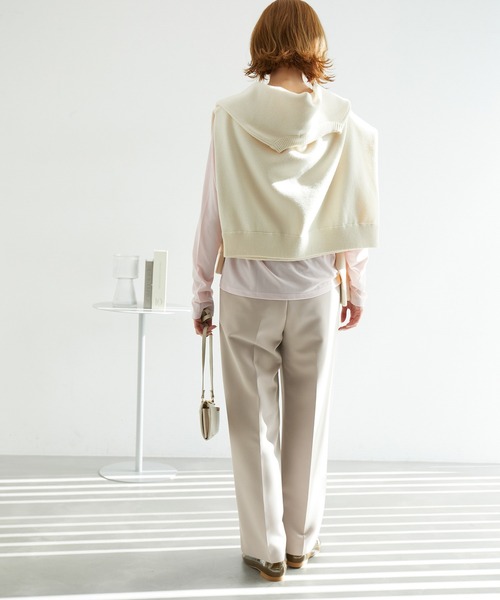 ROPE' PICNIC（ロペピクニック）の「2WAYストレッチワイドパンツ（その他パンツ・レディース・ネイビー/イエロー系その他3/ブラック・40/36/38）」の10枚目の写真