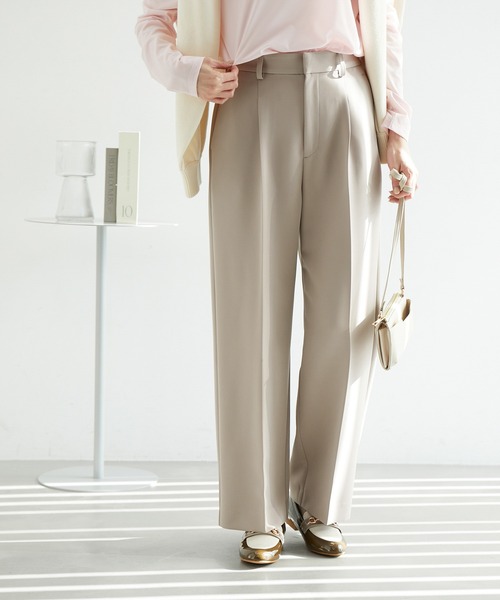 ROPE' PICNIC（ロペピクニック）の「2WAYストレッチワイドパンツ（その他パンツ・レディース・ネイビー/イエロー系その他3/ブラック・40/36/38）」の11枚目の写真