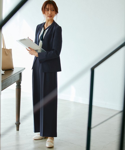 ROPE' PICNIC（ロペピクニック）の「2WAYストレッチワイドパンツ（その他パンツ・レディース・ネイビー/イエロー系その他3/ブラック・40/36/38）」の17枚目の写真