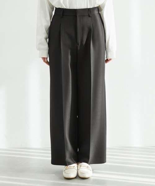 ROPE' PICNIC（ロペピクニック）の「2WAYストレッチワイドパンツ（その他パンツ・レディース・ネイビー/イエロー系その他3/ブラック・40/36/38）」の18枚目の写真