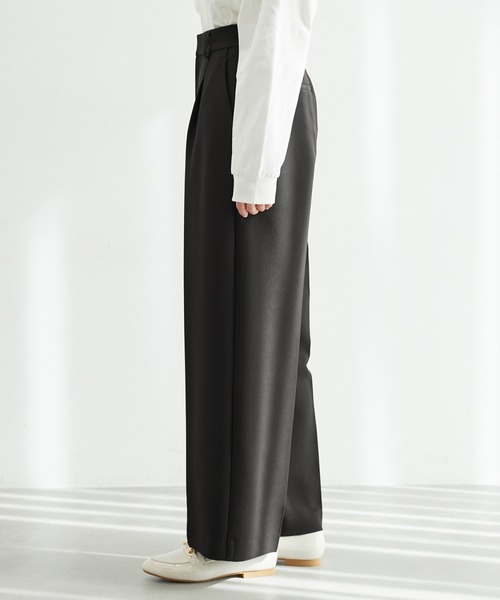 ROPE' PICNIC（ロペピクニック）の「2WAYストレッチワイドパンツ（その他パンツ・レディース・ネイビー/イエロー系その他3/ブラック・40/36/38）」の19枚目の写真