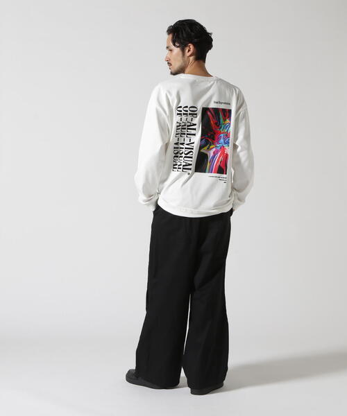 A4A（エーフォーエー）の「A4A/エーフォーエー/RIPPLES LST/ロンT（Tシャツ/カットソー・メンズ・ホワイト/ブラック・F）」の20枚目の写真