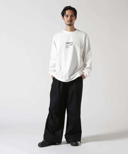 A4A（エーフォーエー）の「A4A/エーフォーエー/RIPPLES LST/ロンT（Tシャツ/カットソー・メンズ・ホワイト/ブラック・F）」の21枚目の写真