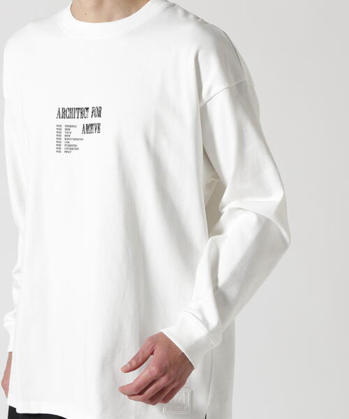 A4A（エーフォーエー）の「A4A/エーフォーエー/RIPPLES LST/ロンT（Tシャツ/カットソー・メンズ・ホワイト/ブラック・F）」の8枚目の写真