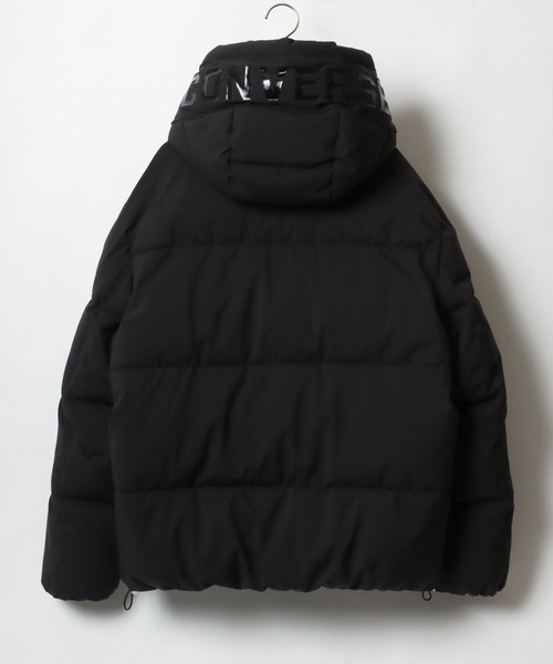 CONVERSE(コンバース)の「CONVESE/コンバース WATER REPELLENT FINISH 撥水加工 フードロゴ ファイバーダウン 中綿ジャケット フーディー レディース メンズ(ダウンジャケット/コート・メンズ・ホワイト/ブラック・L/M/LL)」の6枚目の写真