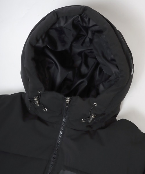 CONVERSE(コンバース)の「CONVESE/コンバース WATER REPELLENT FINISH 撥水加工 フードロゴ ファイバーダウン 中綿ジャケット フーディー レディース メンズ(ダウンジャケット/コート・メンズ・ホワイト/ブラック・L/M/LL)」の7枚目の写真