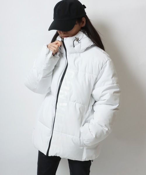 CONVERSE(コンバース)の「CONVESE/コンバース WATER REPELLENT FINISH 撥水加工 フードロゴ ファイバーダウン 中綿ジャケット フーディー レディース メンズ(ダウンジャケット/コート・メンズ・ホワイト/ブラック・L/M/LL)」の22枚目の写真