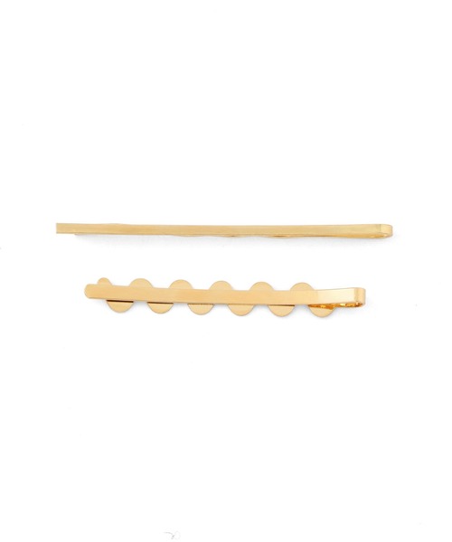ANEMONE（アネモネ）の「メタルウェーブヘアピン[4本セット]（ヘアピン・レディース・ゴールド・FREE）」の4枚目の写真