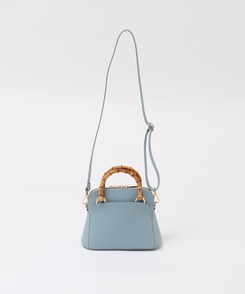 AULENTTI(オウレンティ)の「【AULENTTI/ オーレンティ】バンブーハンドルミニショルダーバッグ(ショルダーバッグ・レディース・ベージュ/ブラック/ホワイト/サックスブルー・FREE)」の9枚目の写真