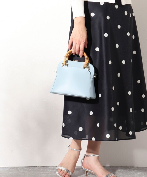 AULENTTI(オウレンティ)の「【AULENTTI/ オーレンティ】バンブーハンドルミニショルダーバッグ(ショルダーバッグ・レディース・ベージュ/ブラック/ホワイト/サックスブルー・FREE)」の22枚目の写真