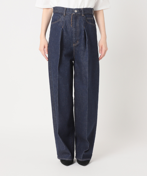 JANE SMITH / JOHN SMITH（ジェーンスミスジョンスミス）の「【JANE SMITH/ジェーンスミス】14.5oz DENIM IN TUCK COMFORT：デニムパンツ（デニムパンツ・レディース・ネイビー・25/26/24）」の8枚目の写真