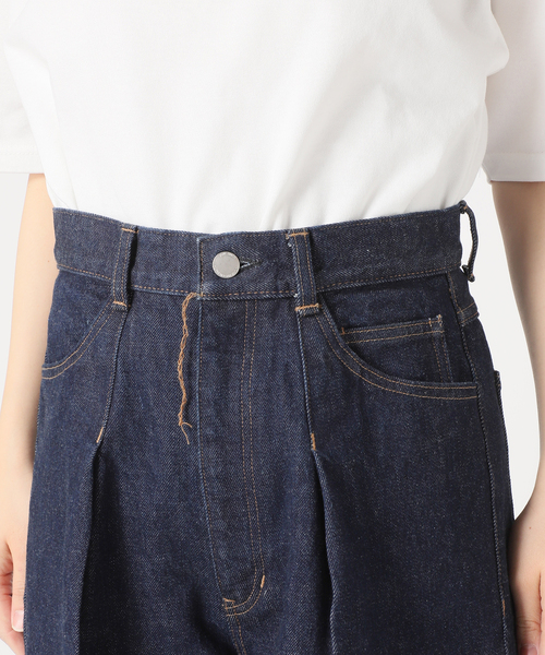 JANE SMITH / JOHN SMITH（ジェーンスミスジョンスミス）の「【JANE SMITH/ジェーンスミス】14.5oz DENIM IN TUCK COMFORT：デニムパンツ（デニムパンツ・レディース・ネイビー・25/26/24）」の14枚目の写真