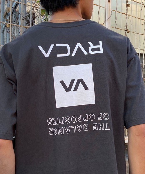 RVCA バックプリント オーバーサイズ Tシャツ RVCA tシャツ RVCA/ルーカ 半袖Tシャツ バックプリント オーバー