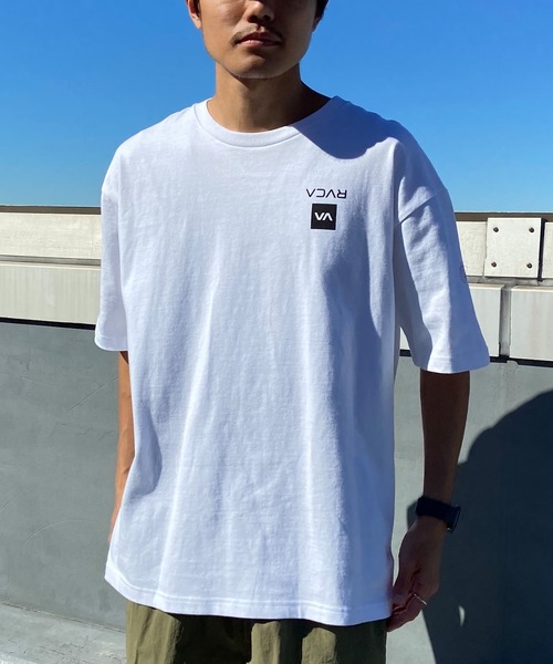 RVCA(ルーカ)の「RVCA/ルーカ オーバーサイズTシャツ 半袖Tee ボックスロゴ バックプリントT BE041-234(Tシャツ/カットソー・メンズ・スミクロ/ホワイト/モーブ系/カーキ・M/S/L)」の21枚目の写真