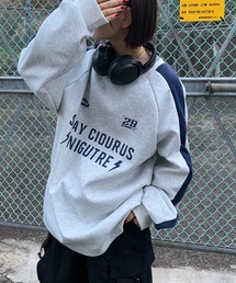 袖ライン ゲームシャツスウェット