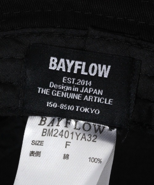 BAYFLOW(ベイフロー)の「GOOD DAY HAT(ハット・メンズ・ブラック/ナチュラル・FREE)」の9枚目の写真