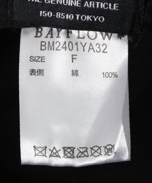 BAYFLOW(ベイフロー)の「GOOD DAY HAT(ハット・メンズ・ブラック/ナチュラル・FREE)」の12枚目の写真