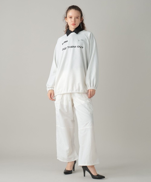 FOREVER 21（フォーエバー トゥエンティーワン）の「【2024SS】ナイロンカーゴパンツ（カーゴパンツ・レディース・ブラック/オフホワイト/グレー/ピンク・FREE）」の5枚目の写真