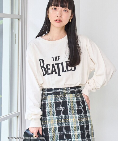 coen(コーエン)の「ROCK STANLEY(ロックスタンレー)別注ビートルズロングスリーブTシャツ(Tシャツ/カットソー・レディース・ライム/ダークグレー/その他1/ホワイト・FREE)」の7枚目の写真