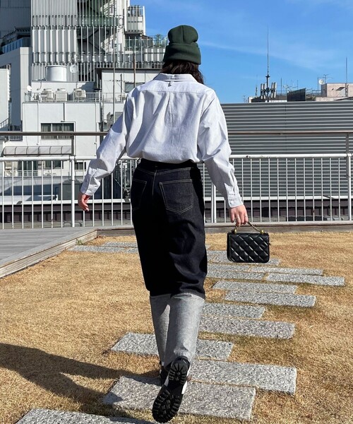GEVACO(ゲバコ)の「【GEVACO/ゲバコ】オックスプルオーバー丸襟シャツ(シャツ/ブラウス・レディース・オフホワイト/ブラック系その他3/ブラック系その他/グリーン系その他・38)」の18枚目の写真