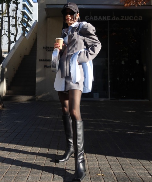 JOSE MOON（ジョゼムーン）の「ZIP OPEN SHOULDER JACKET/ジップ