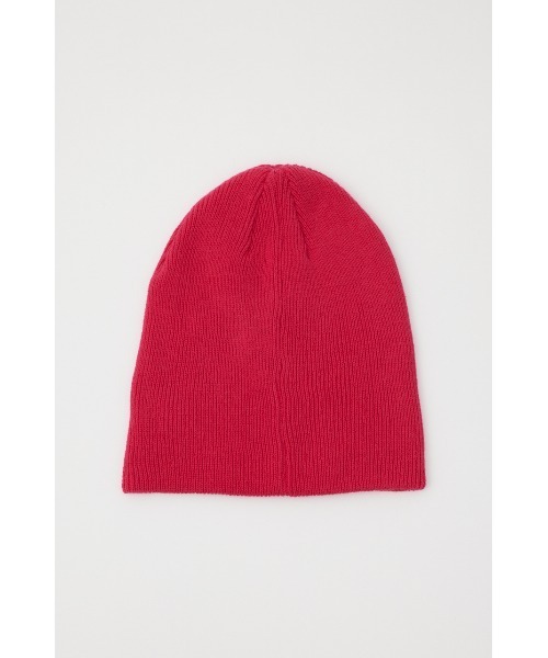 RODEO CROWNS WIDE BOWL（ロデオクラウンズワイドボウル）の「カラーコットンシングルニット（ニットキャップ/ビーニー・レディース・スモークピンク/ブラック/ライトグレー・FREE）」の7枚目の写真