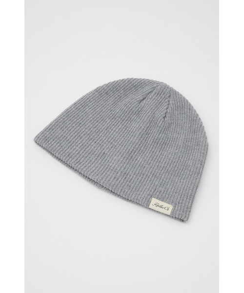 RODEO CROWNS WIDE BOWL（ロデオクラウンズワイドボウル）の「カラーコットンシングルニット（ニットキャップ/ビーニー・レディース・スモークピンク/ブラック/ライトグレー・FREE）」の12枚目の写真