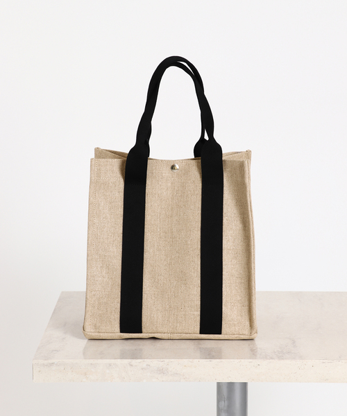 VERMEIL par iena(ヴェルメイユパーイエナ)の「【FRANCOIS RENIER/フランソワ レニエ】別注 トートバッグ(Linen)(トートバッグ・レディース・ベージュ・FREE)」の4枚目の写真