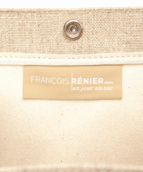 VERMEIL par iena(ヴェルメイユパーイエナ)の「【FRANCOIS RENIER/フランソワ レニエ】別注 トートバッグ(Linen)(トートバッグ・レディース・ベージュ・FREE)」の9枚目の写真