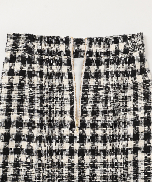 La TOTALITE（ラトータリテ）の「チェックタイトスカート（スカート・レディース・ブラック・38/36）」の16枚目の写真
