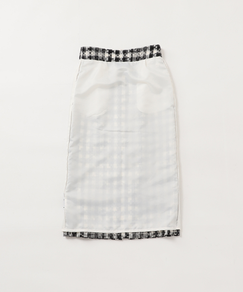 La TOTALITE（ラトータリテ）の「チェックタイトスカート（スカート・レディース・ブラック・38/36）」の17枚目の写真