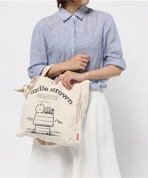 ROOTOTE（ルートート）の「【ROOTOTE】ピーナッツトール2ウェイ（トートバッグ・レディース・ホワイト/ベージュ・FREE）」の11枚目の写真