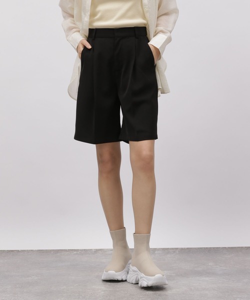 LAKOLE（ラコレ）の「ショートパンツ / 112945（その他パンツ・レディース・ブラック/グレー・MEDIUM/SMALL）」の2枚目の写真