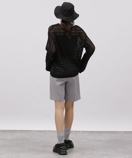 LAKOLE（ラコレ）の「ショートパンツ / 112945（その他パンツ・レディース・ブラック/グレー・MEDIUM/SMALL）」の5枚目の写真