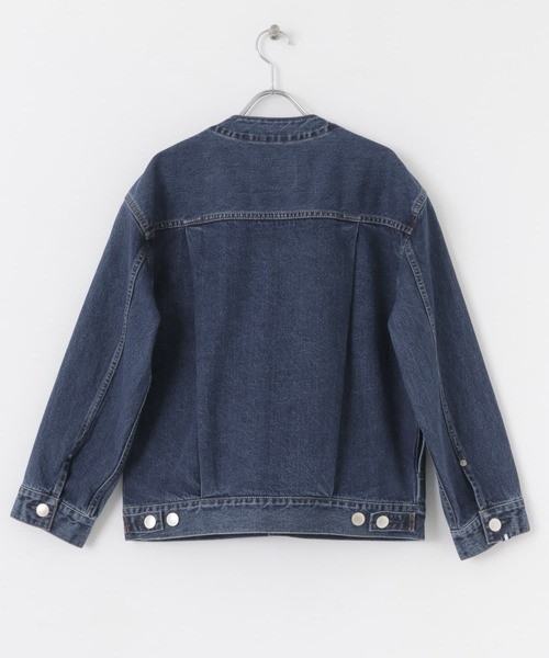 Moname（モナーム）の「Moname　CREW NECK JACKET（デニムジャケット・レディース・ブルー・FREE）」の13枚目の写真