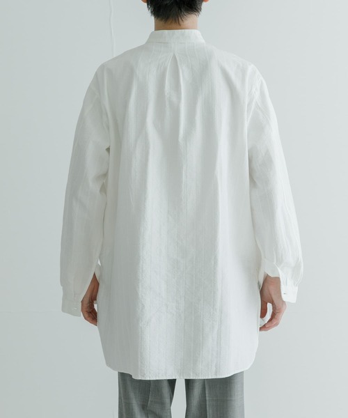 MASTER&Co（マスターアンドコー）の「『別注』MASTER&Co.×UR　COTON DOBBY P/O SHIRTS（シャツ/ブラウス・メンズ・ホワイト・1/3）」の9枚目の写真