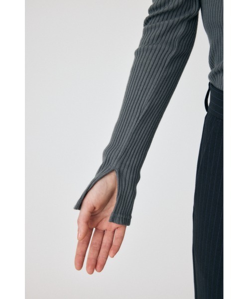 MOUSSY(マウジー)の「PUFF SHOULDER トップス(Tシャツ/カットソー・レディース・ベージュ/グレー/ブラック・FREE)」の14枚目の写真