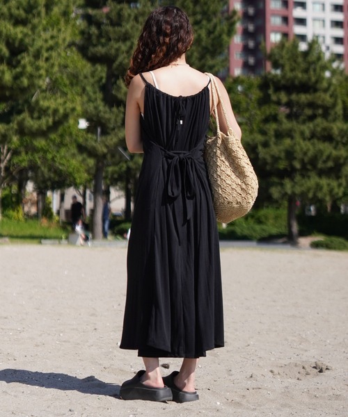 BILLABONG（ビラボン）の「BILLABONG/ビラボン キャミワンピース BE01C-352（ワンピース・レディース・ブラック/キナリ・L/M）」の11枚目の写真