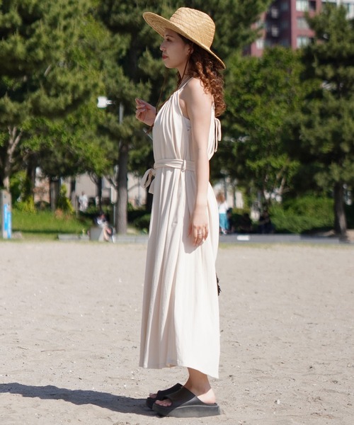 BILLABONG（ビラボン）の「BILLABONG/ビラボン キャミワンピース BE01C-352（ワンピース・レディース・ブラック/キナリ・L/M）」の8枚目の写真