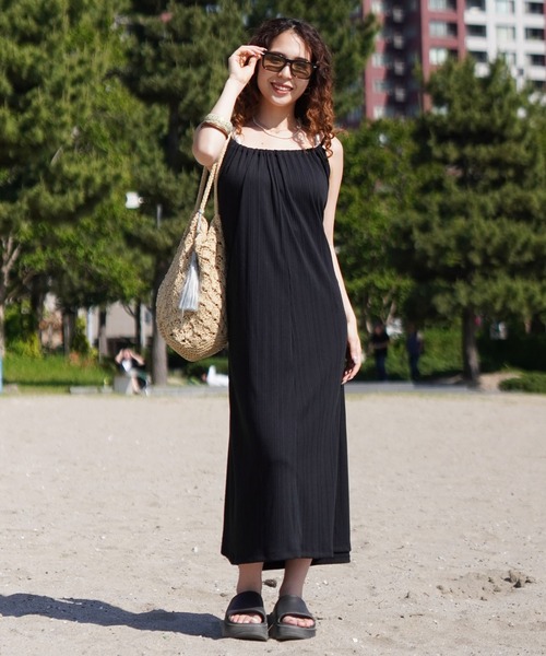 BILLABONG（ビラボン）の「BILLABONG/ビラボン キャミワンピース BE01C-352（ワンピース・レディース・ブラック/キナリ・L/M）」の12枚目の写真
